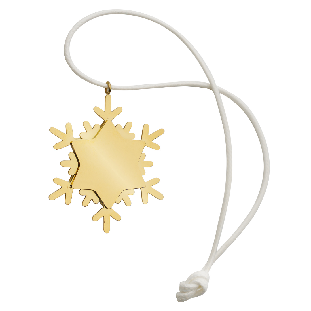 Snowflake - yellow gold