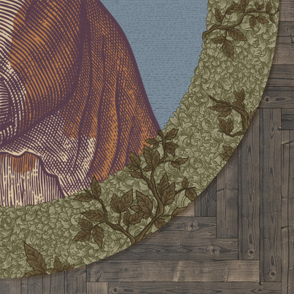 Grass fed grass finished panda massaged rug