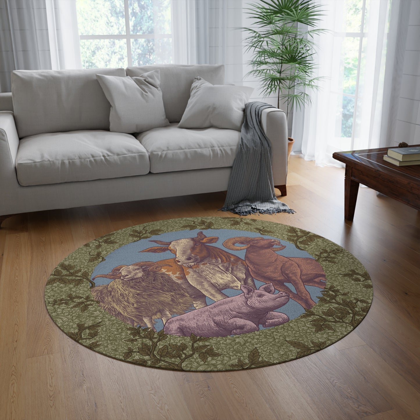 Ancestral living rug