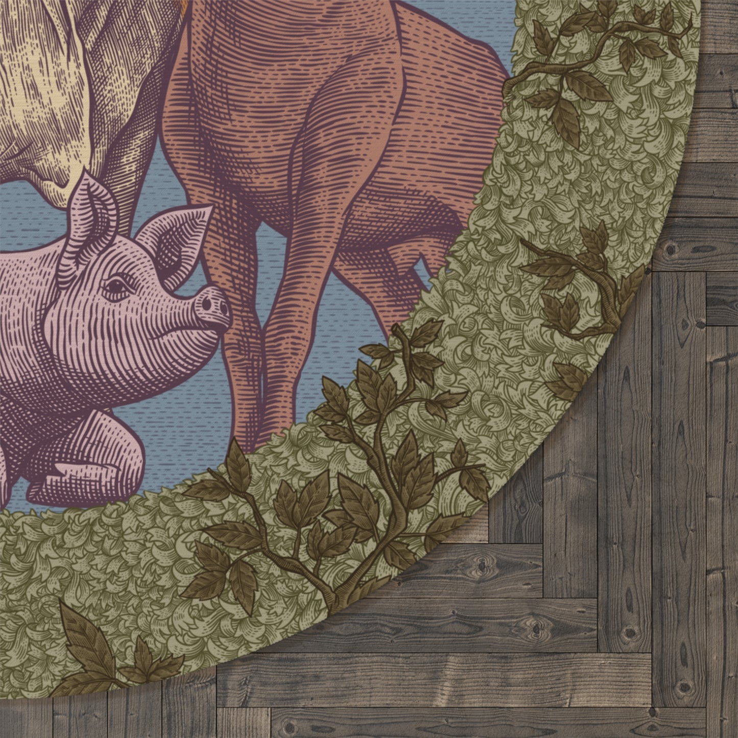 Ancestral living rug