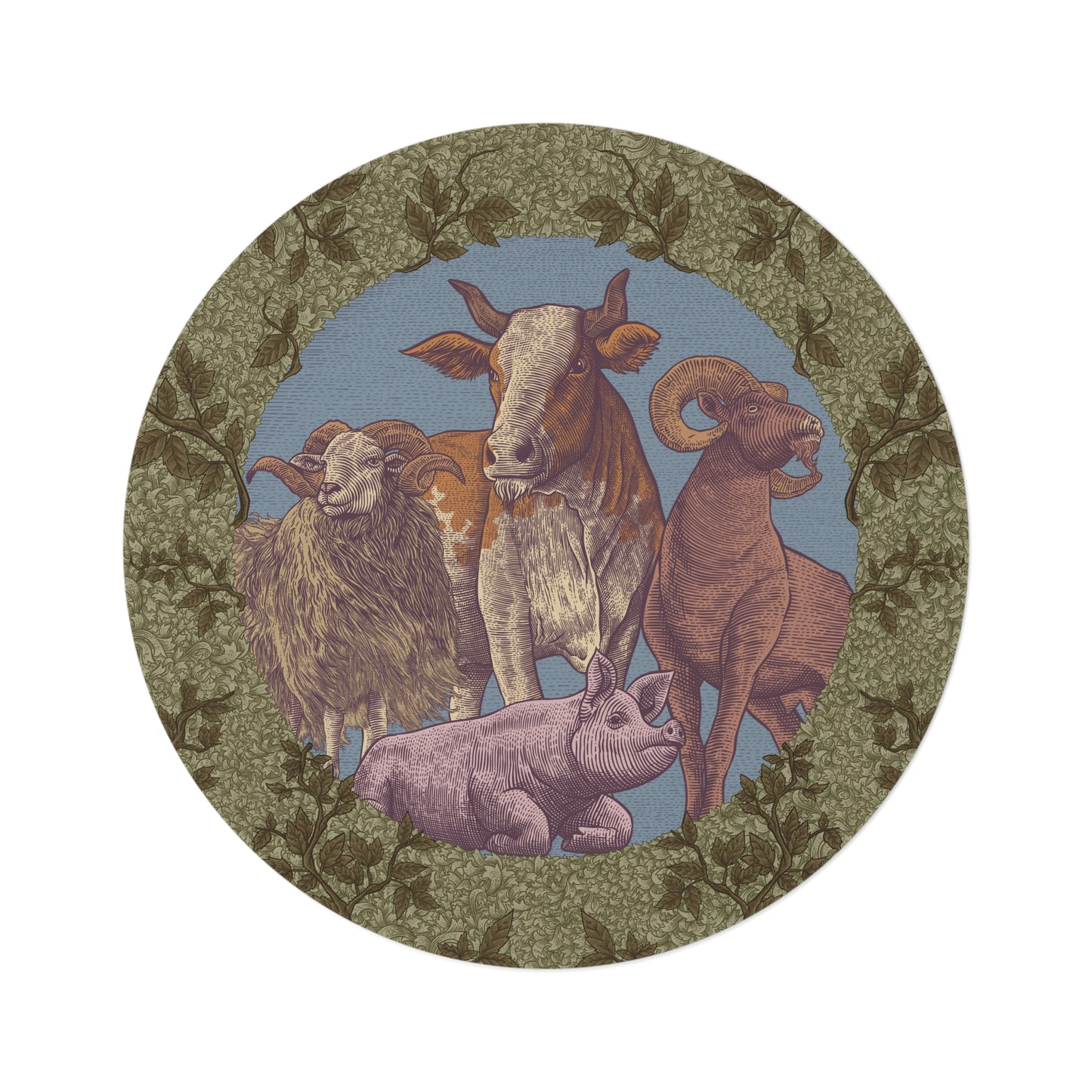 Ancestral living rug