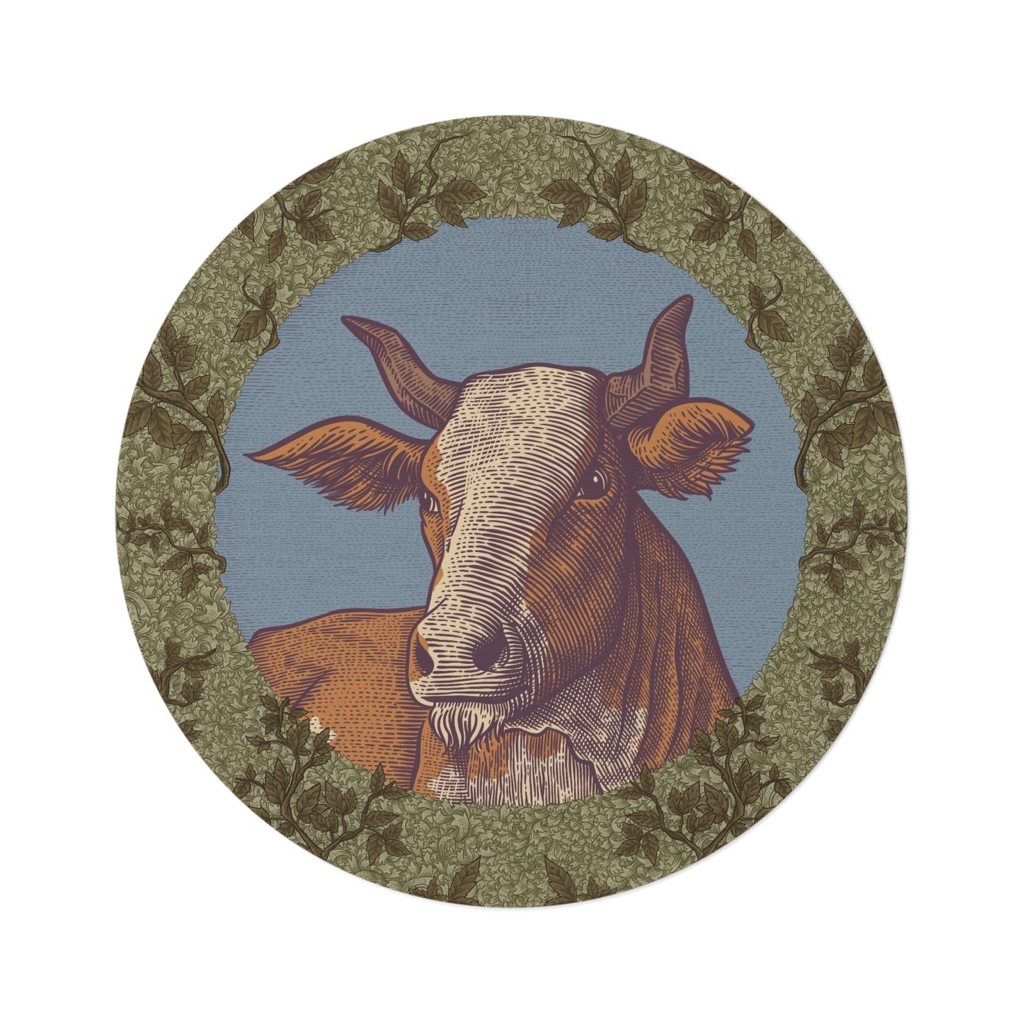 Grass fed grass finished panda massaged rug