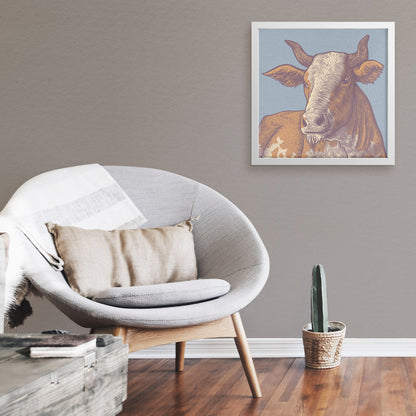 Grass fed grass finished panda massaged framed canvas