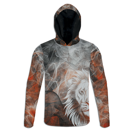 King long sleeve hoodie - white