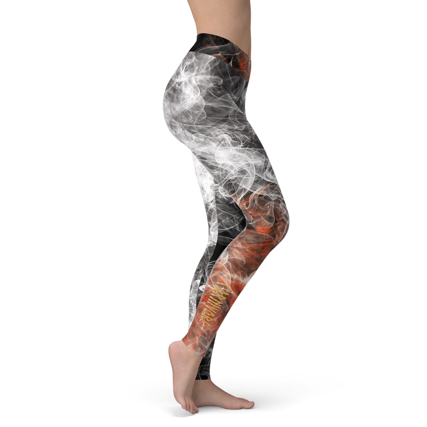Carnivore leggings on red