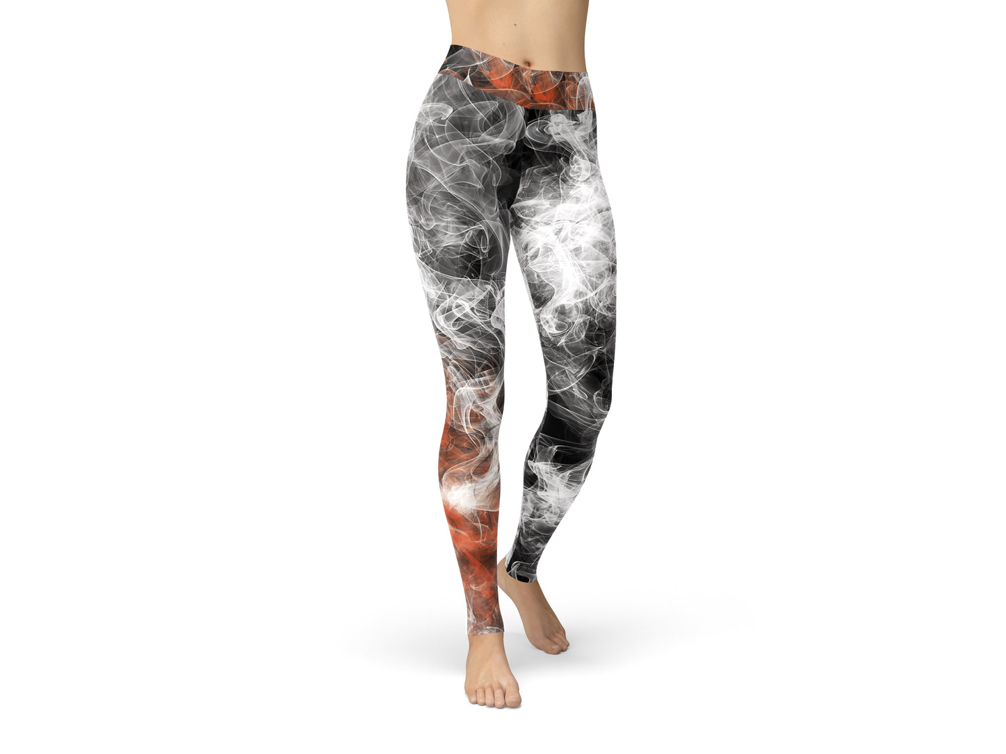 Carnivore leggings on red
