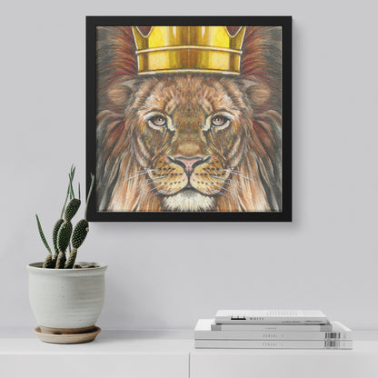 King framed canvas